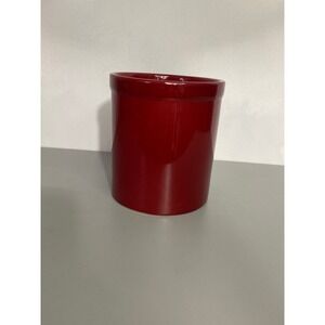 Mainstays Red Stoneware Crock Container 91‎ oz Handwash Only